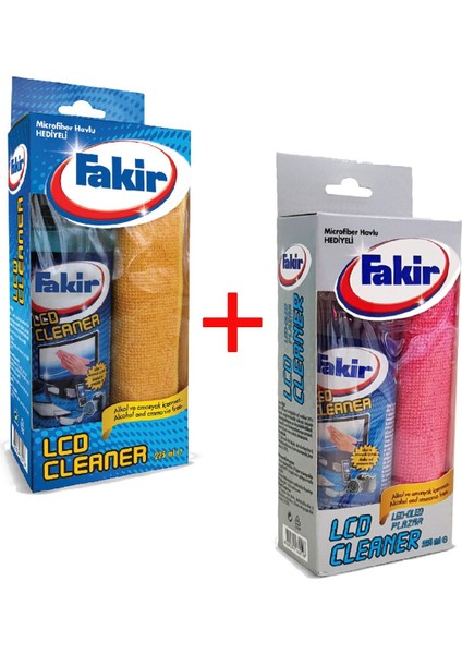 LCD Cleaner Sprey Ekran Temizleyici 225 ml 2'li Set