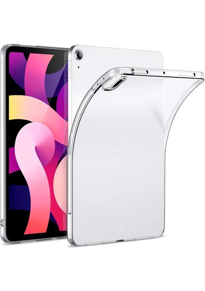iPad Air 13 2024 Kılıf Ultra İnce Esnek Renksiz Şeffaf Silikon Tablet Kapak Kılıfı