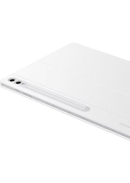 Galaxy Tab S10 / S9 Ultra Klavyeli Mousepadli Kılıf Beyaz