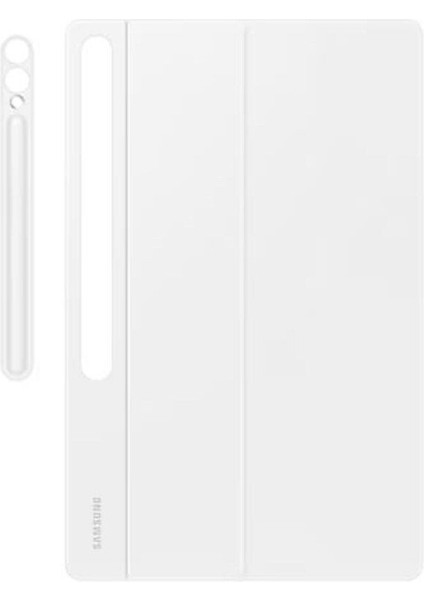 Galaxy Tab S10 / S9 Ultra Klavyeli Mousepadli Kılıf Beyaz