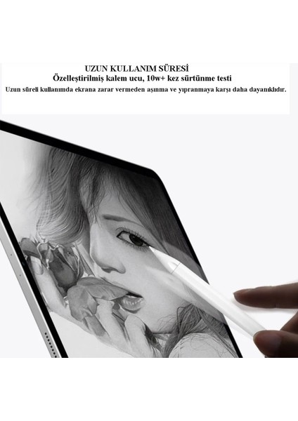 Goojodoq Apple Pencil Uyumlu Stylus Uçları - 4'lü Paket Stylus Kalem Ucu Apple Pen 1. ve 2. Nesil indirimleri