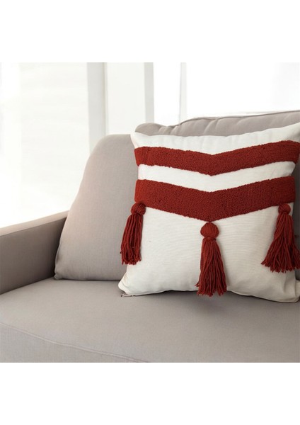 Püsküllü V Kırlent Kılıfı 40 x 40 cm fırsatları