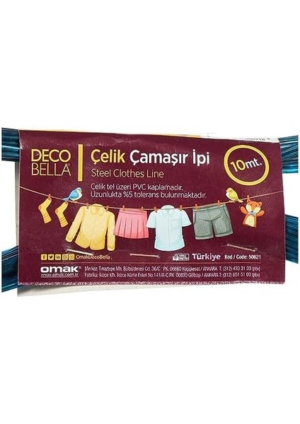 Çelik Çamaşır Ipi (10 Mt)