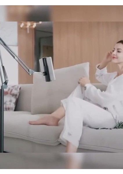 Tablet Telefon Tutucu Yükseklik Ayarlı Ayaklı Stand Siyah Tutucu fiyatları