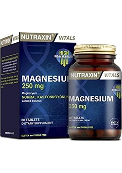 Magnesium 250 Mg 60 Tablet modelleri