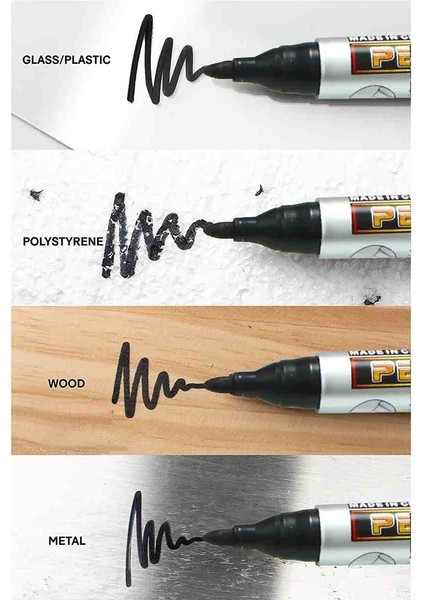 Siyah Koli Kalemi 10'lu Set – Suya Dayanıklı, Kalıcı Permanent Marker, Karton, Plastik ve Metal Yüzeylere Uygun, Dayanıklı Uçlu Işaretleme Kalemi fiyatları