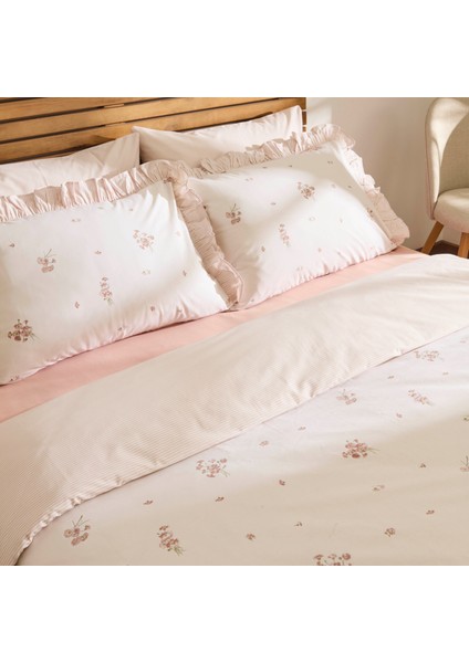 Levina Tek Kişilik Nevresim Takımı Rose