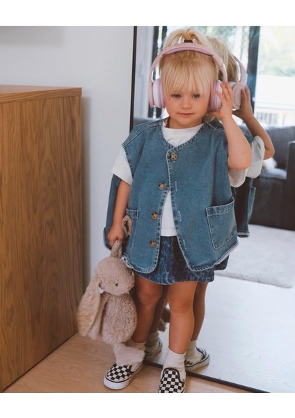 Oversize Cepli Unisex Kot Yelek