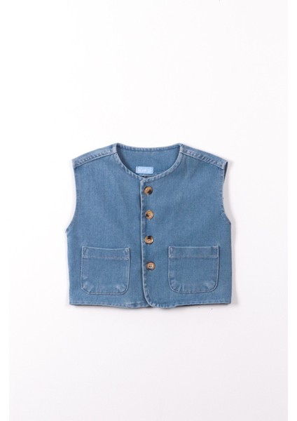 Oversize Cepli Unisex Kot Yelek