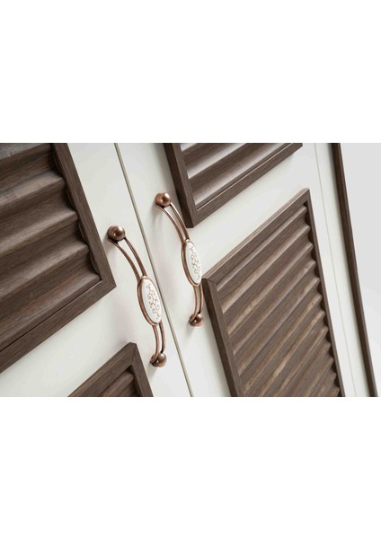 Toprak %100 Mdf 4 Kapaklı Dolap Gardırop