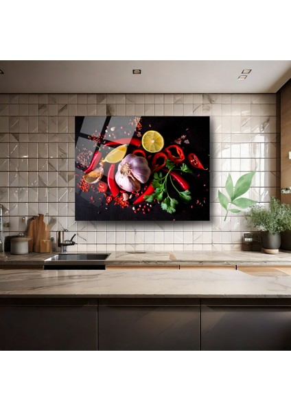 Mutfak Cam Tablo - Canlı ve Lezzet Dolu Tasarım modelleri