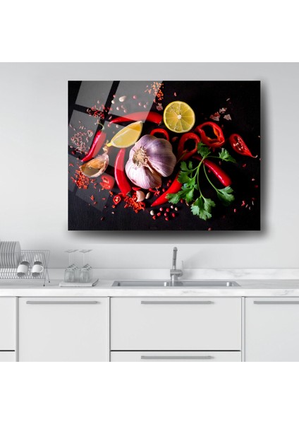 Mutfak Cam Tablo - Canlı ve Lezzet Dolu Tasarım fırsatları