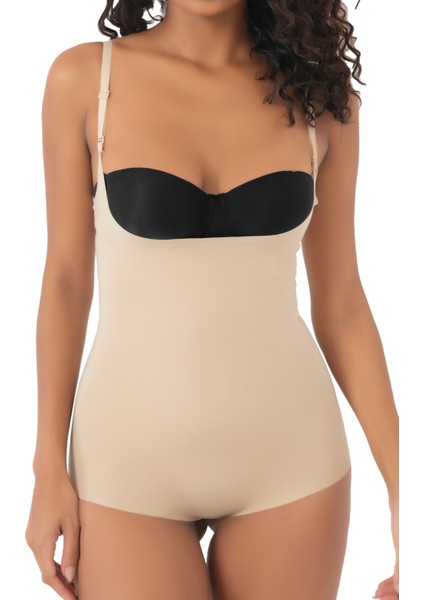 Kadın Askılı Lazer Kesim Gögüs Altı Bady Korse