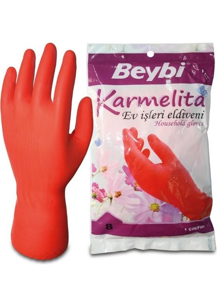 Karmelita Bulaşık Eldiveni No:8,5
