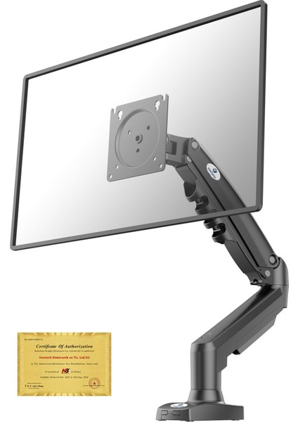 North Bayou Nb F80 MNT01 17-30"alüminyum Gaz Amortisörlü LCD Monitör Yükseltici Northbayou fiyatları