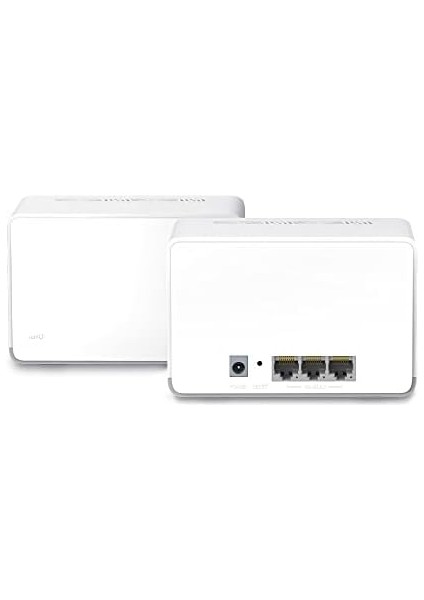 Halo H70X(2-PACK), AX1800MBPS, Dual-Band, Gigabit Portları, 150'YE Kadar Cihaz Bağlanabilir, 350 M²'ye Kadar Kapsama, Akıllı Bağlantı, Mobil Uygulama ile Kolay Kurulum, Wi-Fi 6 Mesh Sistemi