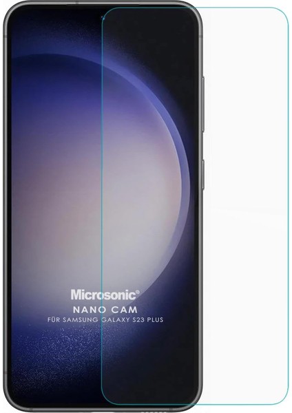 Samsung Galaxy S23 Plus Nano Glass Cam Ekran Koruyucu [galaxy S23 Plus ile Uyumlu Ekran Koruyucu - Şeffaf]