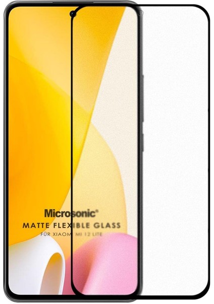 Xiaomi Mi 12 Lite Seramik Matte Flexible Ekran Koruyucu Siyah