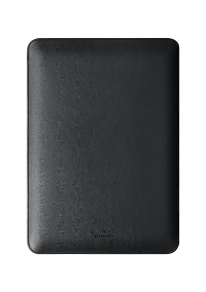 Macbook Pro 14" Inç , Macbook Air 14" Inç [2019-ÖNCESI] - Su Geçirmez Deri Laptop Kılıfı (Siyah)