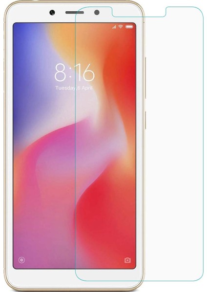 Xiaomi Redmi 6A Temperli Cam Ekran Koruyucu