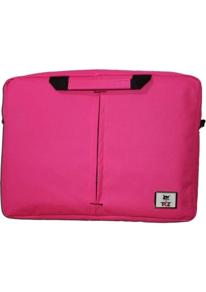 Tkz Cat-01 Dikişli Askılı 15.6" Notebook Çantası (Pembe)