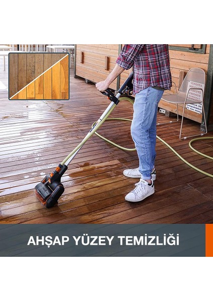 WA0290 WG441E ile Uyumlu Hassas Yüzeyler İçin 165 mm Temizlik Fırçası