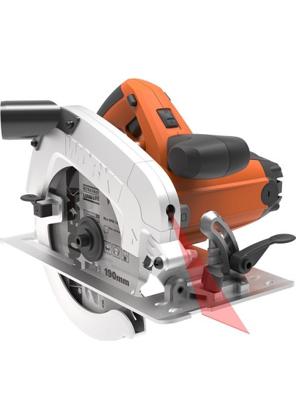 WX445 1600WATT 190MM Profesyonel Lazerli Daire Testere