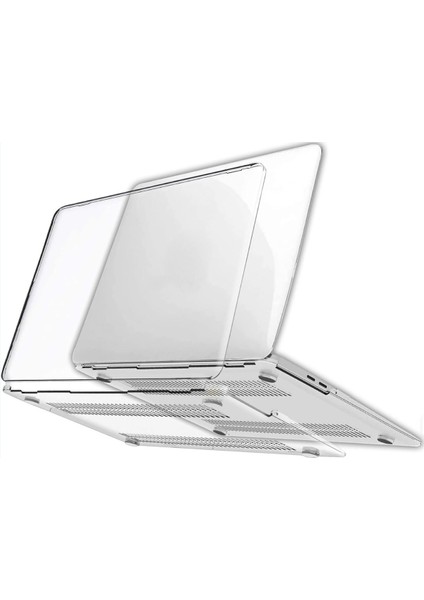 Apple Macbook Pro 13 M1-m2 Çip 2020/2022 A2251-a2289-a2338-a1706-a1708-a2159 Şeffaf Parlak Kristal Kapak