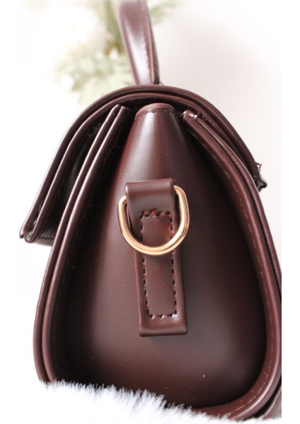 Falerya Kahve Sert Gövdeli Deri Çanta modelleri