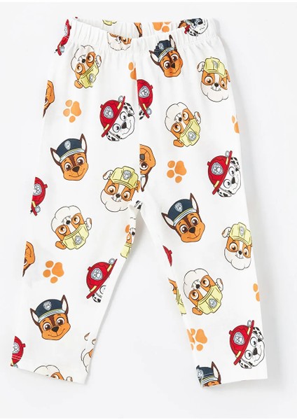 Polo Yaka Uzun Kollu Paw Patrol Baskılı Erkek Bebek Pijama Takımı fırsatları