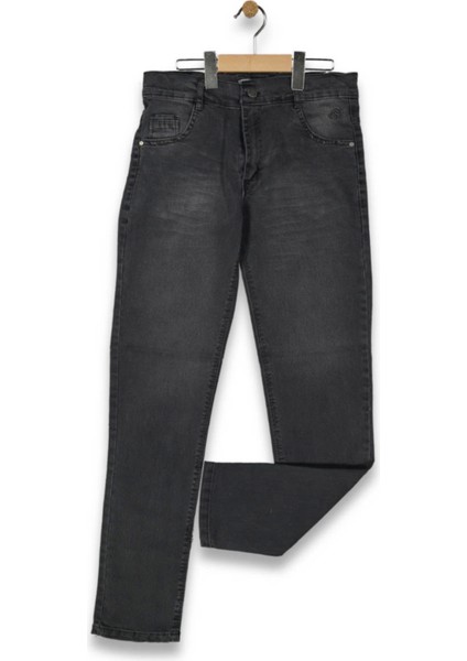 Cep Nakışlı Erkek Jeans Pantolon