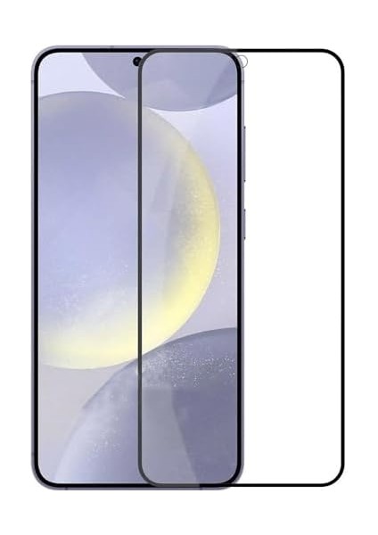 Samsung -Galaxy S24 Ultra Ile Uyumlu 6d Anti-Statik Özellikli Siyah Kenarlı Çizilmez Ekran Koruyucu Temperli Ekran Koruma