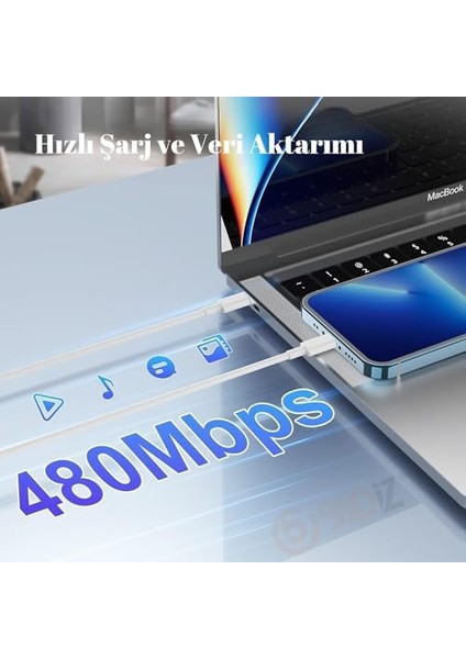 USB C To Lightning Hızlı Şarj Aleti Kablosu 【 Mfi Onaylı Çip 】 iPhone Hızlı Şarj Kablosu 14/13/12/12 Pro Max/11/xs Max/xr/x,airpods Pro