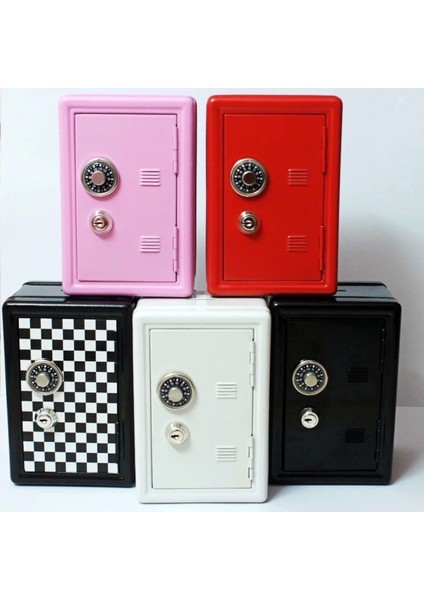 Metal Kumbara Mini Para Kasası Saving Bank - Kilitli Kasa Kumbara Boyut 12X10X18 fırsatları