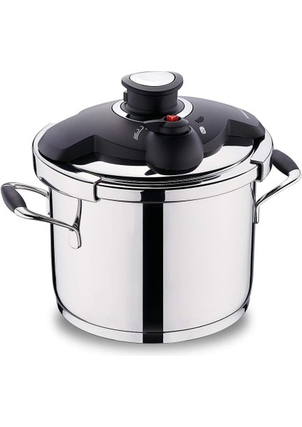 Flora 6 Lt Siyah Düdüklü Tencere