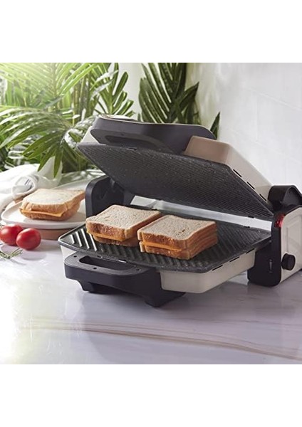 Future Essential Tost Makinesi Matte Krem 1800 W