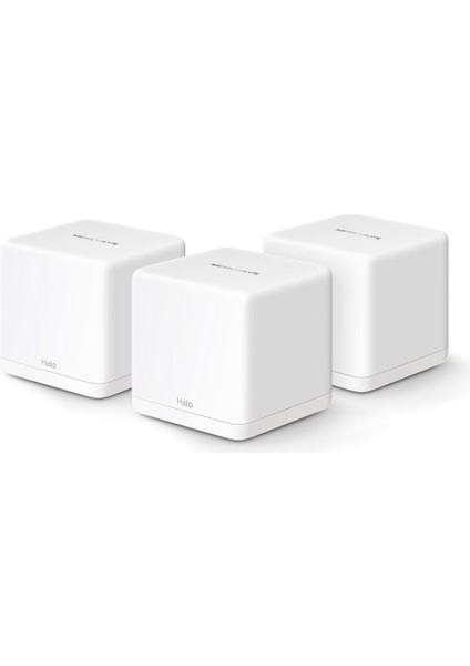 Halo H60X(3-PACK), AX1500MBPS, Dual-Band, Gigabit Portları, 100'E Kadar Cihaz Bağlanabilir, 550 M²'ye Kadar Kapsama, Akıllı Bağlantı, Mobil Uygulama ile Kolay Kurulum, Wi-Fi 6 Mesh Sistemi