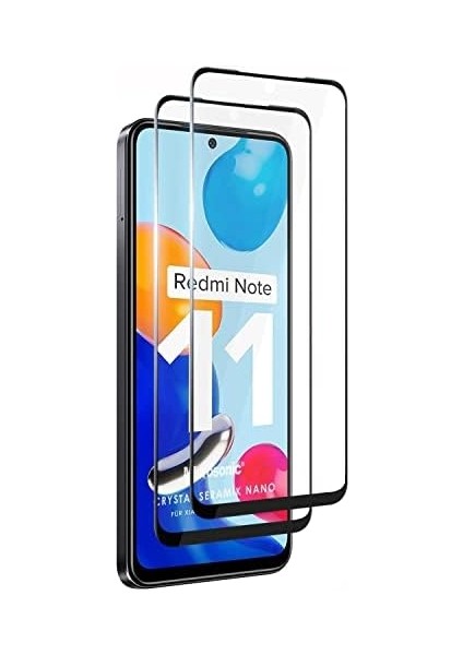 Xiaomi Redmi Note 11 Crystal Seramik Nano Ekran Koruyucu Siyah (2 Adet)