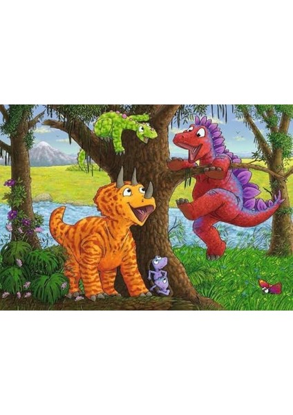 Puzzle, Dinos, 2X24 Parça