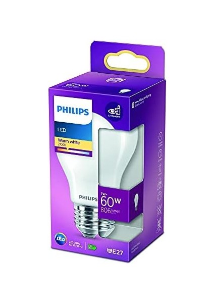 LED Classic 60W A60 E27 Ww Fr Nd Rfsrt4