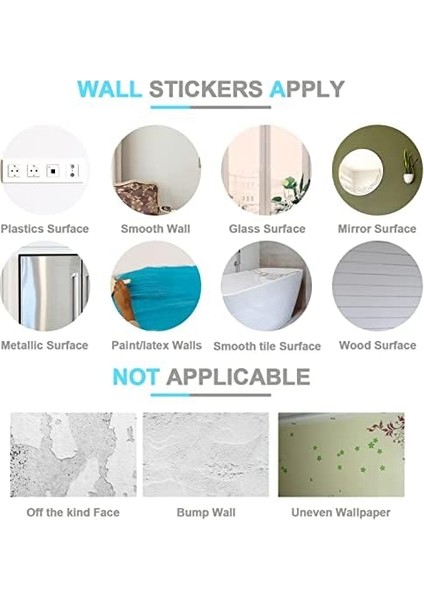 Sticker Karanlıkta Parlayan Fosforlu Ay ve Yıldız Tasarımlı Dekoratif (200 Adet Yıldız)