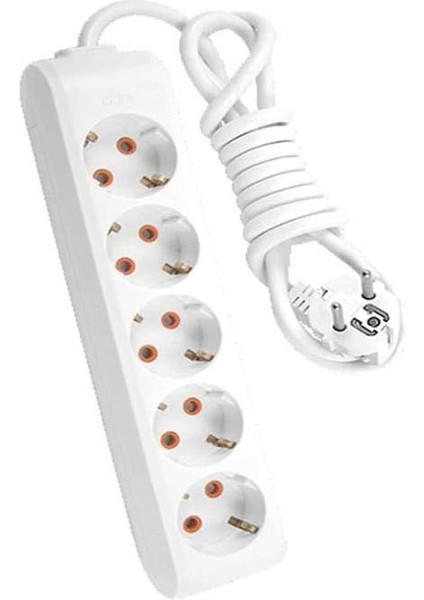 Pack Viko Multi-Let 5li Topraklı 1mt Kablolu (90113501