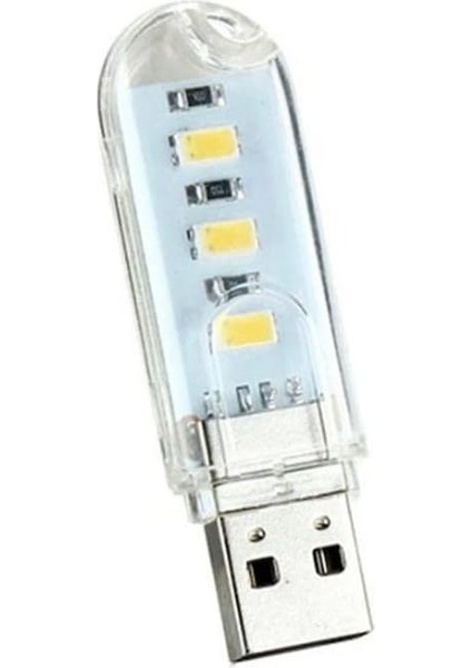 Mini USB LED Lamba 3 LED 5730 Smd Kamp Stick LED