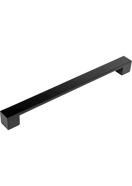 ve Banyo Dolabı Kapakları ve Çekmeceler Için Kalın Metal Kulp Paslanmaz Alüminyum Mobilya Dolap Kulbu 224mm Mat Siyah 2 Adet