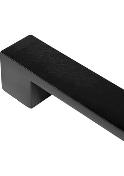 ve Banyo Dolabı Kapakları ve Çekmeceler Için Kalın Metal Kulp Paslanmaz Alüminyum Mobilya Dolap Kulbu 224mm Mat Siyah 2 Adet