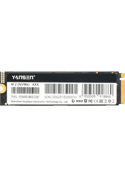YANSENYSIN128M430NVME2280PCIE3-END0-70
