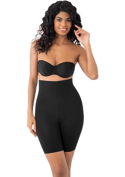 Paçalı Korse Yüksek Bel ve Basen Toparlayıcı Lazer Kesim Şekillendirici Kadın Korse