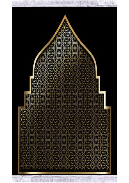 Kadife Seccade Çeyizlik Namazlık Keten Astarlı 70x120 cm