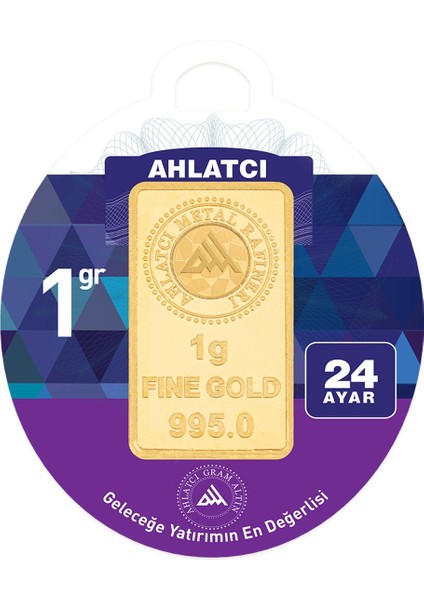 24 Ayar 3 Gram Külçe Altın - Ahlatcı NadirGold AgaKulche