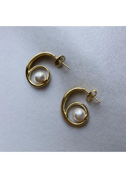 Sarmak İncili Gold Küpe fırsatları